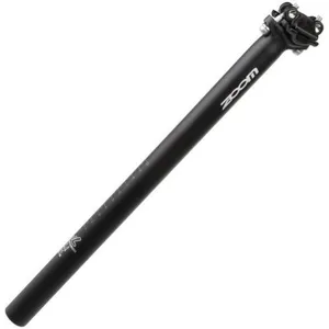 Zoom Tige de selle 31,6 x 400 mm aluminium noir pas cher