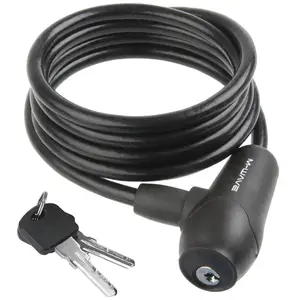 M-Wave Câble antivol spirale S 8.15 S Noir pas cher