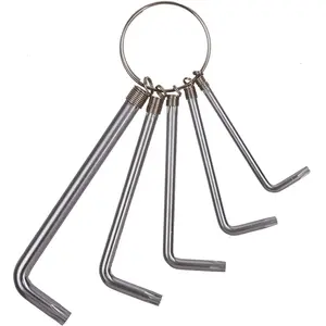 Ventura Bitsleutels T10-t15-t20-t25-t30 Verzinkt Zilver pas cher