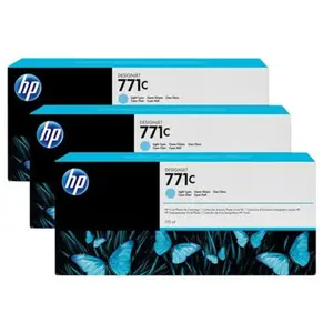 HEWLETT-PACKARD HP 771C - pack de 3 - cyan clair - originale - cartouche d'encre pas cher
