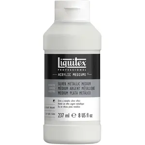Liquitex Acrylic Additive 237ml Fles Metallic Silver pas cher