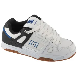 DC Shoes Dc Shoes Stag Baskets De Skate Blanc Noir Homme - 44 pas cher