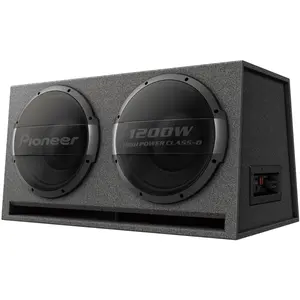 Pioneer TS-WX1220AH Caisson de basses 30 cm x 2 Bass Reflex avec amplificateur intégré (3000 W). pas cher