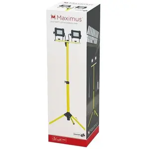 MAXIMUS - Projecteur double filaire sur pied 2 x 750 lumens