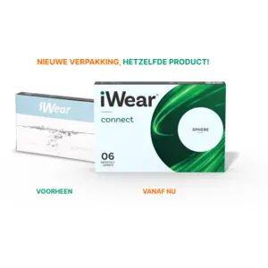 iWear Connect Sphérique Lentilles mensuelles pas cher