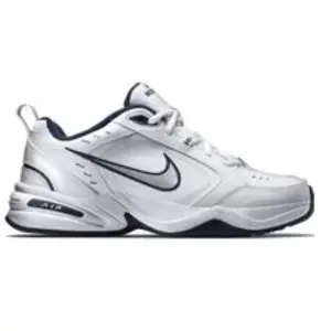 Baskets Blanche/Marine Homme Nike Air Monarch pas cher