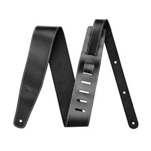 Fender - Sangle Broken-In Leather black - Sangle guitare pas cher