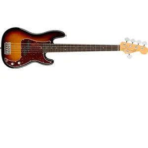 Comparateur de prix : Fender American Professional II Precision Bass V RW (3-Colour Sunburst...