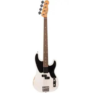 Fender AS Mike Dirnt Road Worn P-bas RW wit Blonde - Elektrische basgitaar pas cher