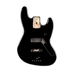 Fender Standard Series Jazz Bass - Corps en aulne - Noir pas cher