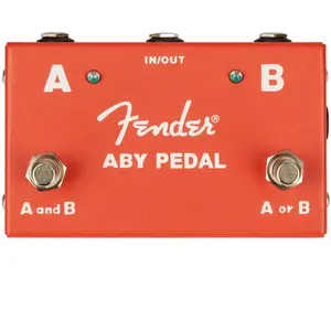 Fender ABY Footswitch 2 voies - rouge pas cher