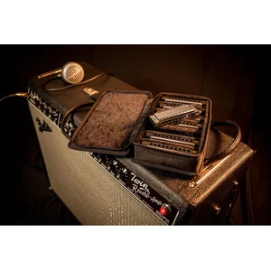 Pack de 7 harmonicas Fender Blues Deluxe (+ étui) pas cher