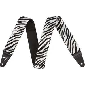 Fender Wild Animal Print Straps Zebra sangle guitare pas cher