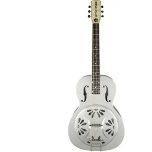 Gretsch G9221 Bobtail Round-Neck Spider Cone Electro-Resonator (Steel) - Dobro pas cher