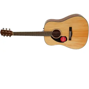 Fender CD-60S gaucher - touche noyer - Naturelle pas cher