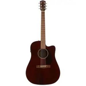 Fender CD-140SCE Dreadnought - touche noyer - tout acajou (+ étui)
