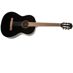 Fender CN-60S Nylon - touche noyer - Noire pas cher