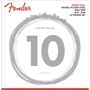 Fender E-Guitar Strings Super 250 XII 10-46 - Elektrische gitaarsnaren pas cher