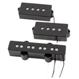 Fender® »Yosemite® PJ-Bass® Pickup Set« Set De Micros Pour Basse Électrique - Couleur: Noir