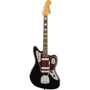 Squier Classic Vibe '70s Jaguar - touche laurier - Noire pas cher