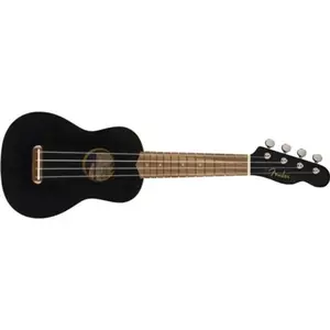 Fender Venice Soprano Uke - touche noyer - Noire pas cher