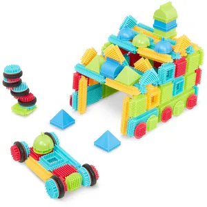 Battat Bristle Blocks BA3091Z - Jeu de Construction 1er âge - Blocs de... pas cher