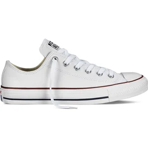 Baskets Converse Chuck Taylor All Star Leather Ox M 132173c Blanc - 43 pas cher