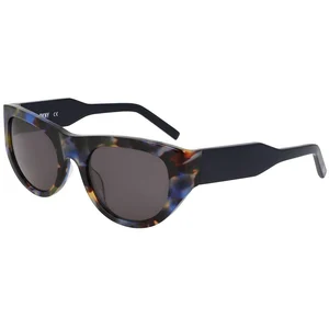 DKNY Lunettes de soleil femme DK550S bleu tortue, taille unique, Tortue bleue, taille unique