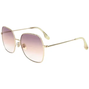Victoria Beckham Lunettes Unisexe-Adulte, 728 Gold Purple Peach, 56 pas cher