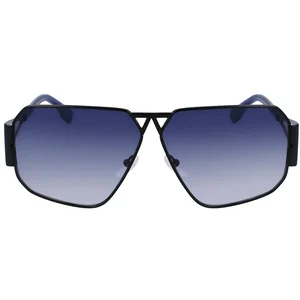 Lunettes de soleil - KARL LAGERFELD - KL339S - Métal - Gris - Noir - UV 100% pas cher