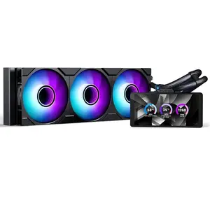 Phanteks Glacier One 360M25-LCD, Refroidissement liquide CPU, Noir pas cher