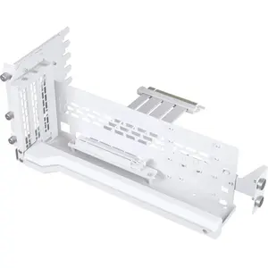 Phanteks Premium PCIe Gen 5 Vertical GPU Bracket, DRGB, mit PCIe 5.0-Riser-Kabel - 220mm, weiss, Boîtier PC : accessoires pas cher