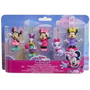 Figurines - Disney Minnie Mouse - Pack De 5 Figurines Minnie Mouse - N... pas cher