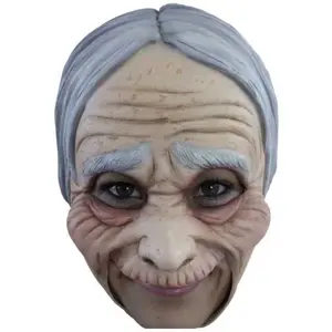 Ghoulish "Masker van een oude vrouw voor volwassenen Halloween - Verkleedmasker - One size" pas cher
