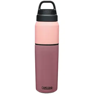 Gourde en acier inoxydable isotherme Camelbak Multibev Rose 650/470 ml
