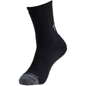 Specialized Chaussettes Longues Merino Deep Winter Tall Sock Blk S pas cher