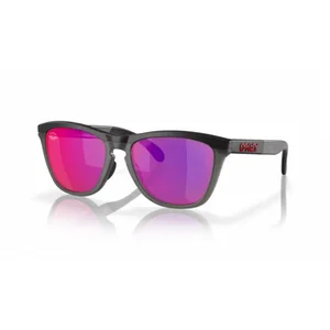 Oakley Frogskins Range Matte Black- Matte Grey Smoke/ Prizm Road - OO9284-13 pas cher