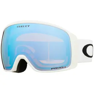 Oakley Flight Tracker L Prizm Snow Skibril Wit Prizm Iridium Snow Sapphire/CAT3 pas cher