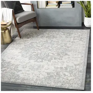LIVABLISS Tapis de Salon à Poils Courts Doux Vintage Oriental SAGE 130... pas cher