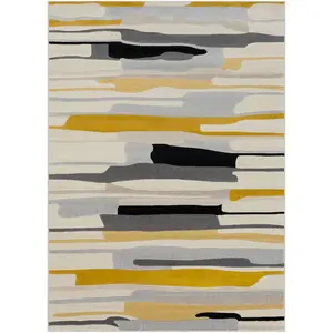 Surya - Tapis de Salon à Poils Courts et Doux Scandinave Moderne Multicolore 160 x 220 cm pas cher