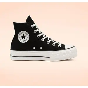 Comparateur de prix : Converse All Star Lift High Platform Femme - Black, Black 38