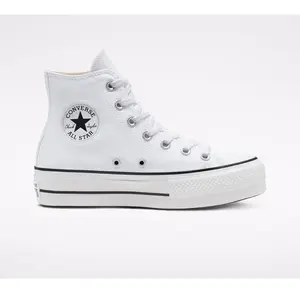 Converse All Star Lift High Platform Femme - White, White 39 pas cher