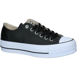 Converse Converse Basse Platform Cuir - Noir - 36 pas cher