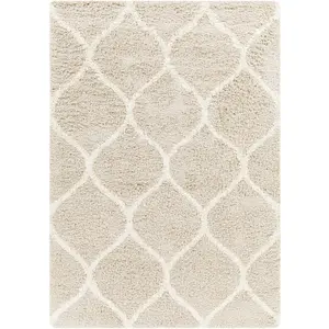 Surya Mostar Shaggy Berber Tapis moelleux pour salon, salle à manger, ...Vendu parcdiscount
