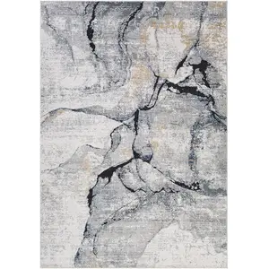 SURYA Tapis de Salon à Poils Courts Doux Abstrait Moderne LYNA 120x170... pas cher