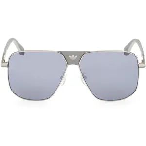 Lunettes de Soleil - ADIDAS ORIGINALS - OR0091 - 16C shiny palladium - Métal - Tendance pas cher