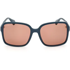 MAX &CO Lunettes pour femme, Vert foncé brillant, 57/18/130 pas cher