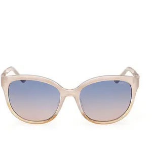 Guess GU7877 Lunettes Shiny Beige, 56/18/135 pour femme, Beige brillant pas cher