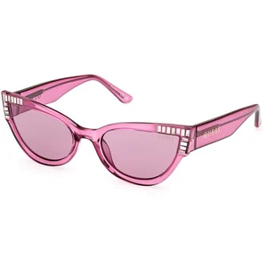 Lunettes de soleil femme cat eye en acétate GU7901 Guess-Lilas pas cher