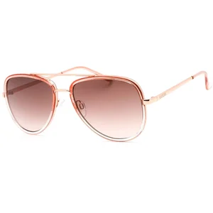 Lunettes de soleil - Guess - GF0417-72B - Métal - Verres miroirs - Chic pas cher